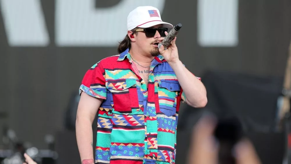 Hardy performs in concert during the "Can't Say I Ain't Country" Tour on July 20, 2019 at Northwell Health at Jones Beach Theater in Wantagh, New York.