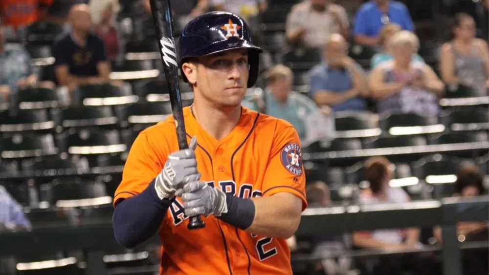 Alex Bregman 3rd baseman for the Houston Astros at Chase Field in in Phoenix AZ USA August 15,2017.