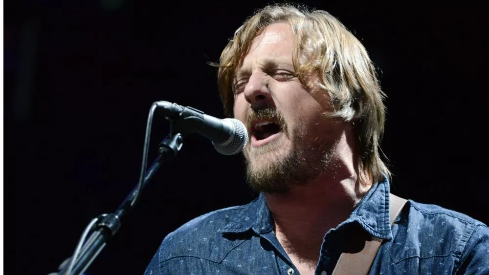 Sturgill Simpson performs onstage at the 2018 Farm Aid. Hartford, CT - September 22, 2018