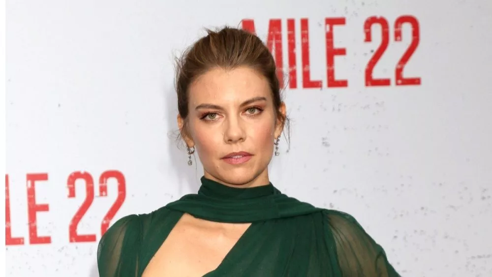 Lauren Cohan at the "Mile 22" Premiere at the Village Theater on August 9, 2018 in Westwood, CA