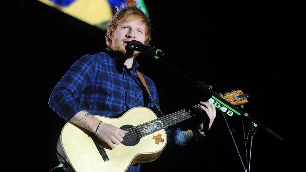 Ed Sheeran during his performance in Prague, Czech republic, February 12, 2015.