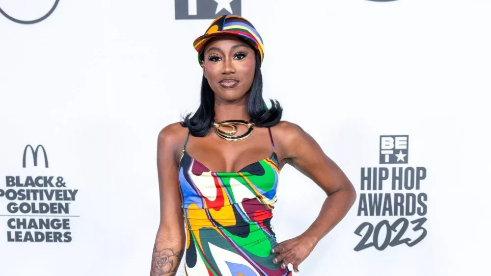 Flo Milli attends the BET Hip Hop Awards at Cobb Energy Performing Arts Center. Atlanta, Georgia, USA - October 3, 2023
