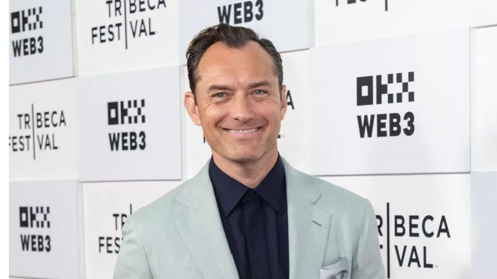 Jude Law attends New York premiere of Firebrand during Tribeca Film Festival at BMCC in New York on June 11, 2024