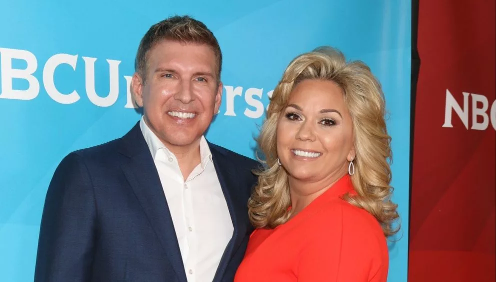 Todd Chrisley, Julie Chrisley at the NBC Universal Summer Press Day 2016 at the Four Seasons Hotel on April 1, 2016 in Westlake Village, CA