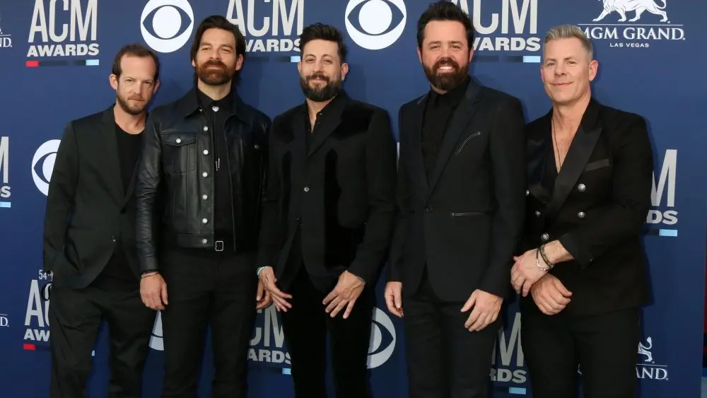 Old Dominion at the 54th Academy of Country Music Awards at the MGM Grand Garden Arena on April 7, 2019 in Las Vegas, NV