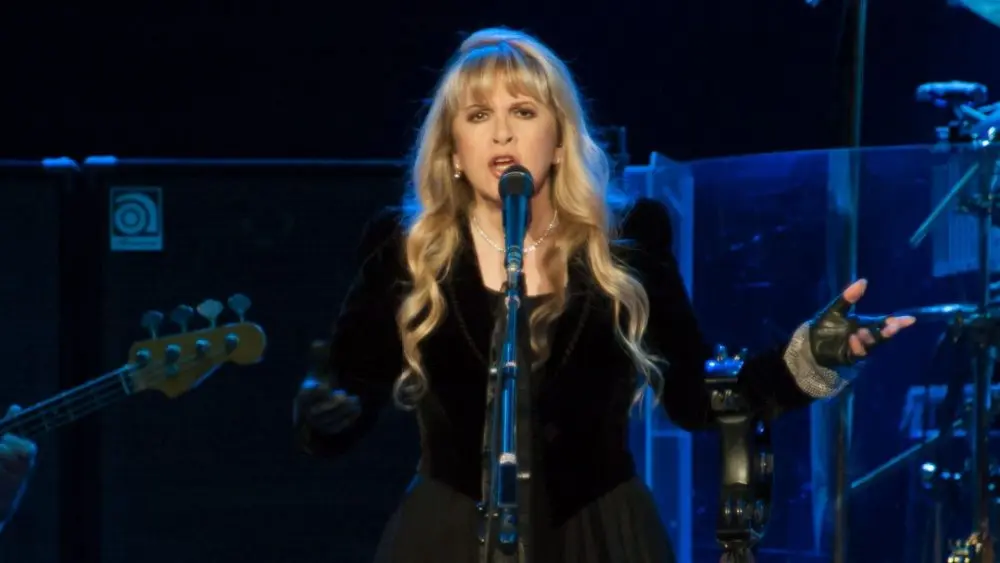 Stevie Nicks of Fleetwood Mac perform in support of the bands' Extended Play release at Sleep Train Arena on July 6, 2013 in Sacramento, California.