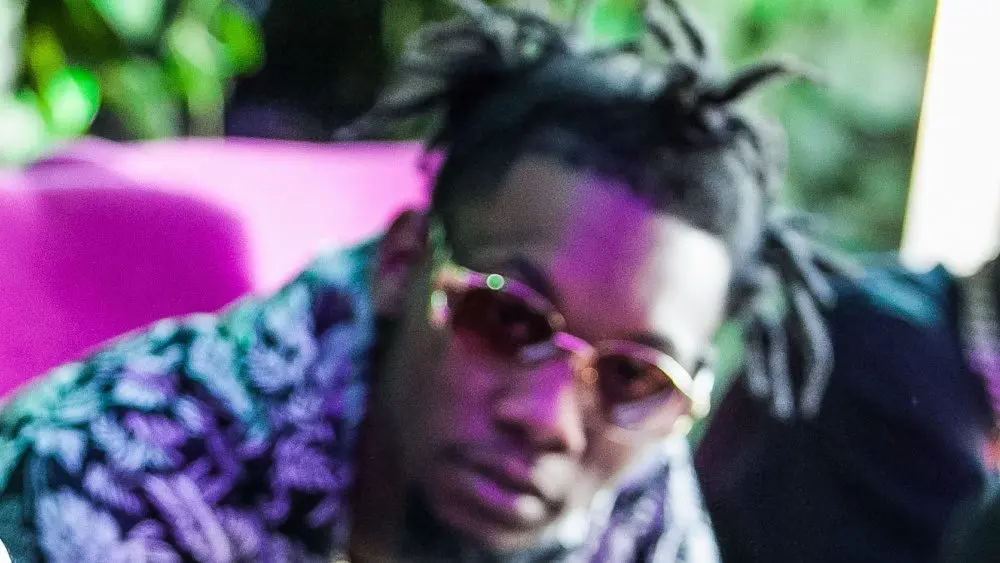 Offset from Migos on interview for press. MOSCOW-2 MARCH, 2015