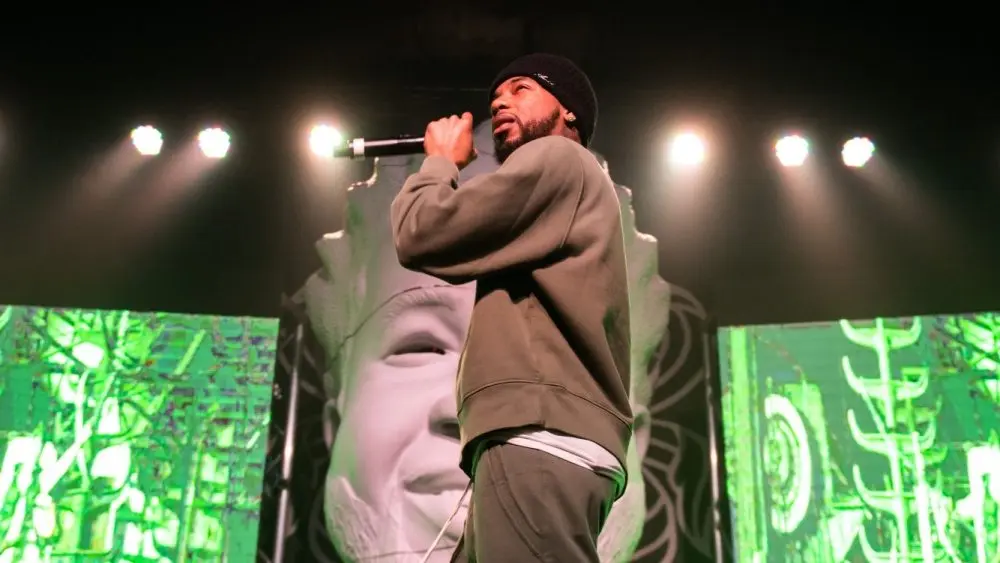 Key Glock preforms at St Andrews Hall. Detroit, Michigan- March 26 2022