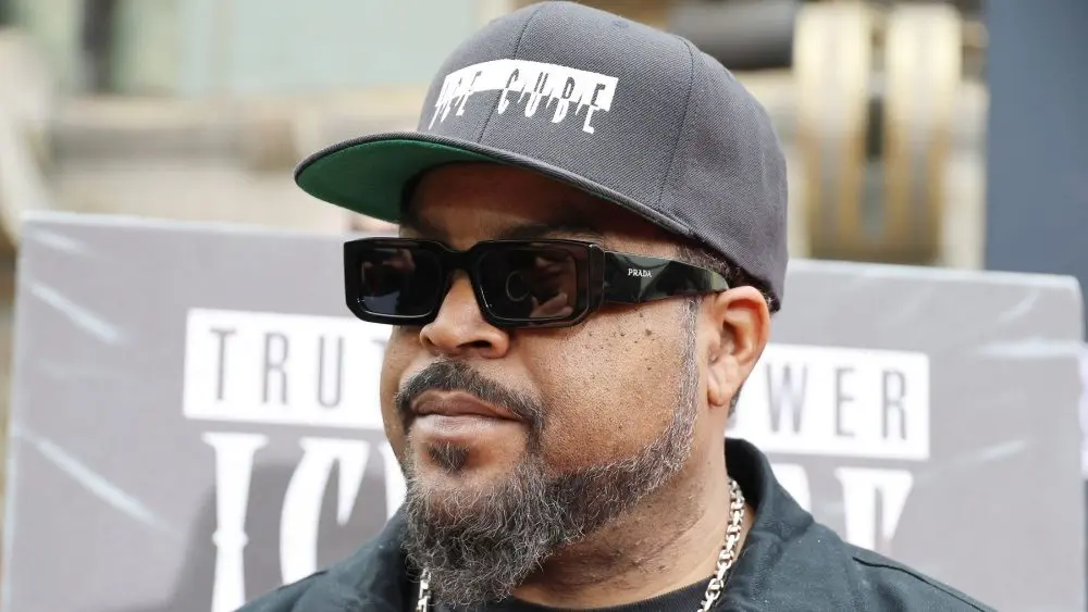 Ice Cube at a ceremony honoring actor, rapper Ice Cube with hand and foot prints at the TCL Chinese Theatre IMAX. LOS ANGELES, CA - APRIL 15, 2025