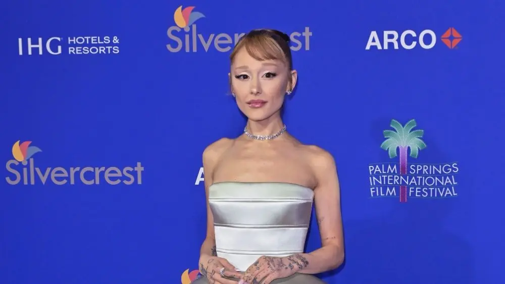 Ariana Grande arriving at the 2025 Palm Springs Film Festival Awards. PALM SPRINGS, CA. January 03, 2025