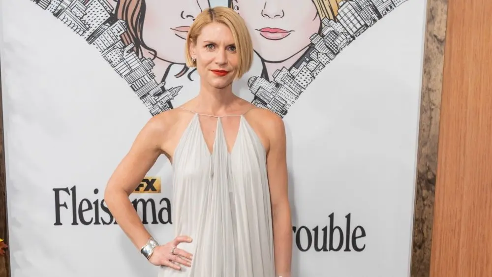 Claire Danes wearing dress by Zac Pozen attends Hulu FX’s Fleishman Is In Trouble at Carnegie Hall in New York on November 7, 2022