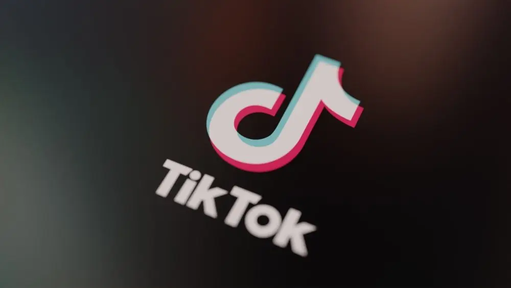 Tik Tok icon. tik tok application. Tiktok Social media network. closeup tiktok logo Wonosobo, Jawa Tengah, 23 July 2023