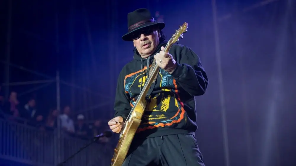 Carlos Santana performs at BottleRock. Napa, CA/USA: 5/26/19