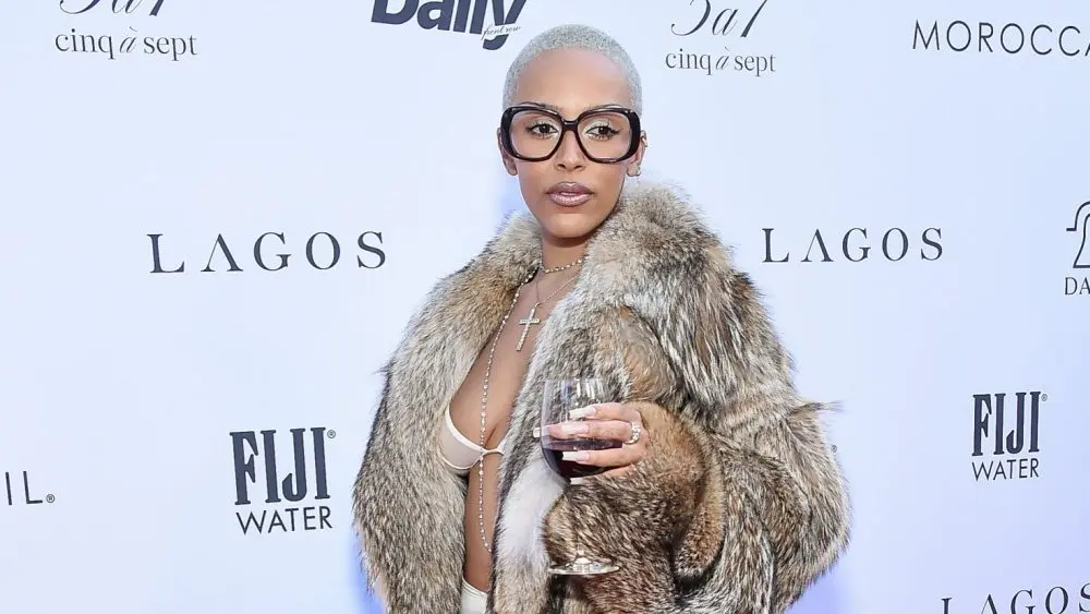 Doja Cat arrives for the Daily Front Row Fashion event on April 28, 2024 in Beverly Hills, CA