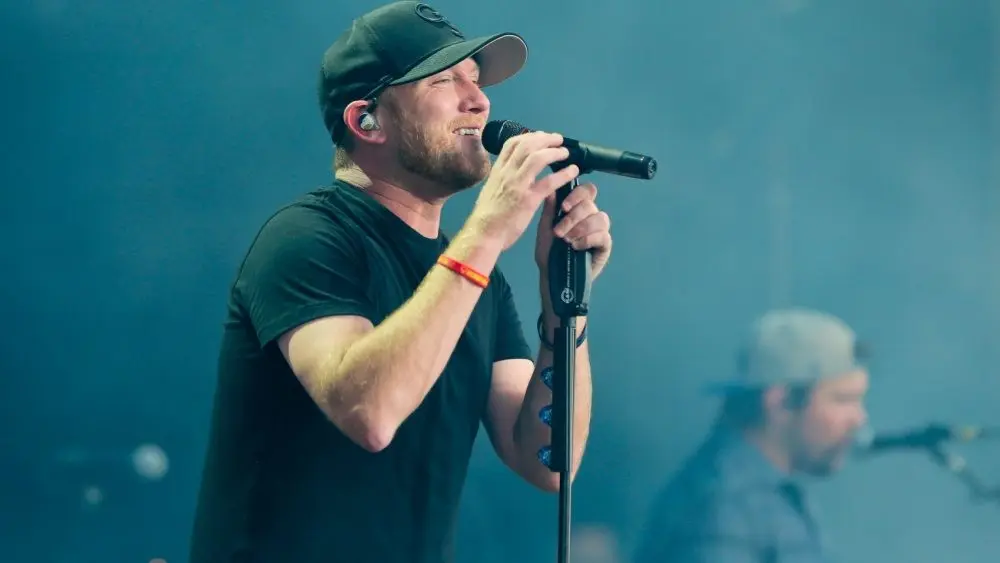 Cole Swindell performs in concert at Northwell Health at Jones Beach Theater on July 13, 2019 in Wantagh, New York.