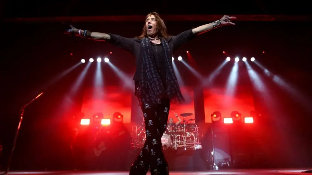 Jeff Keith of Tesla performs onstage at the Paramount on October 25, 2018 in Huntington, New York.