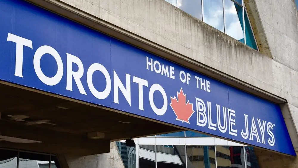 Toronto, Canada - June 28, 2016: Rogers Centre is the home of Toronto Blue Jays.