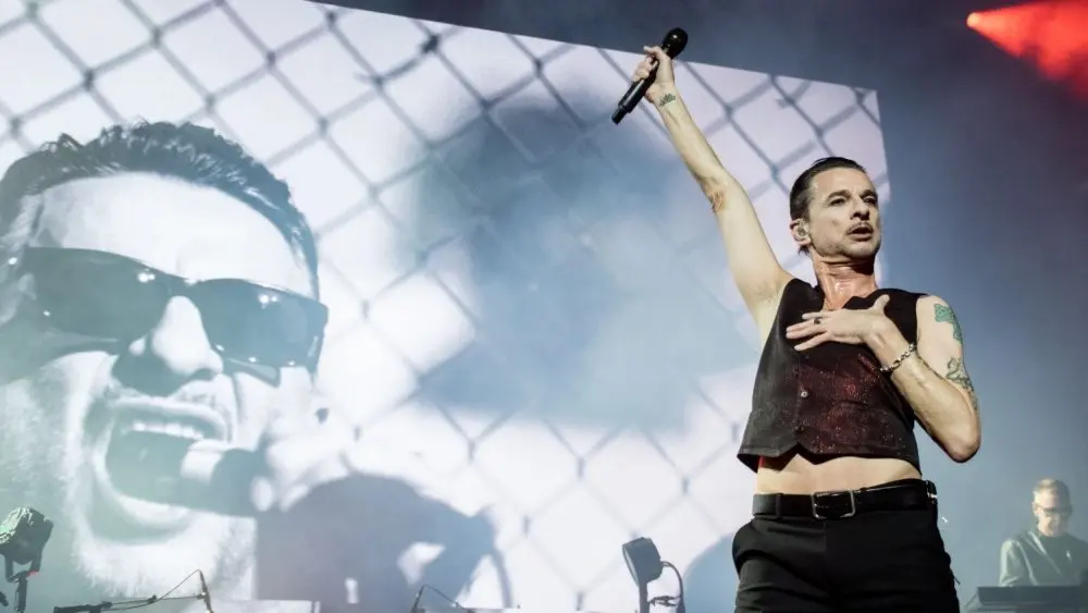 Depeche Mode in concert at the Oracle Arena in Oakland, CA OAKLAND, CA - OCTOBER 10, 2017