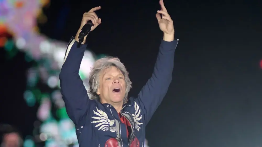 Jon Bon Jovi of the band Bon Jovi, during a show at Rock in Rio 2019 in Rio de Janeiro Rio de Janeiro, September 30, 2019