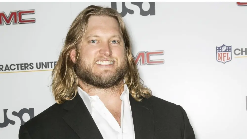 Nick Mangold attends the 3rd Annual NFL Characters Unite at Sports Illustrated NEW YORK, NY - JANUARY 30, 2014