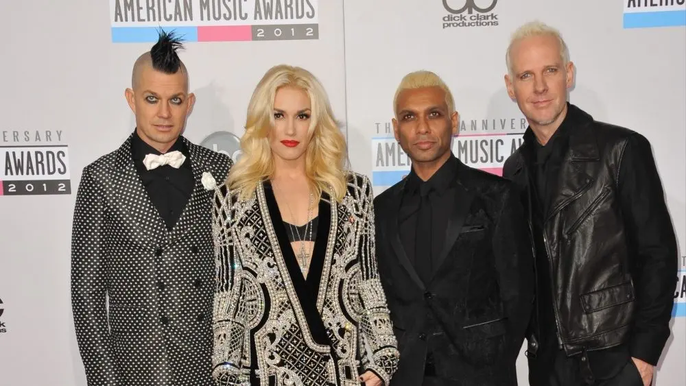 Gwen Stefani & No Doubt at the 40th Anniversary American Music Awards at the Nokia Theatre LA Live. November 18, 2012 Los Angeles, CA