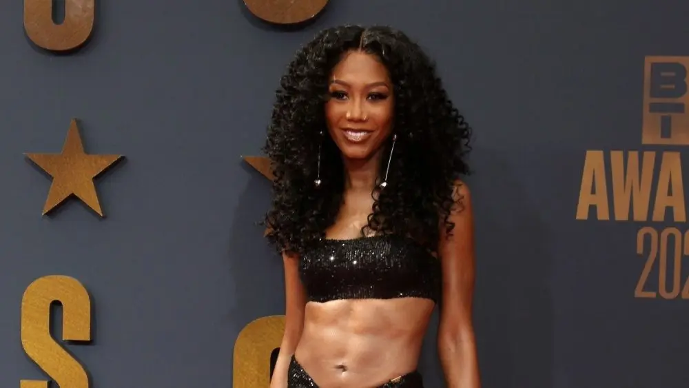 Muni Long at the 2023 BET Awards Arrivals at the Microsoft Theater on June 25, 2023 in Los Angeles, CA