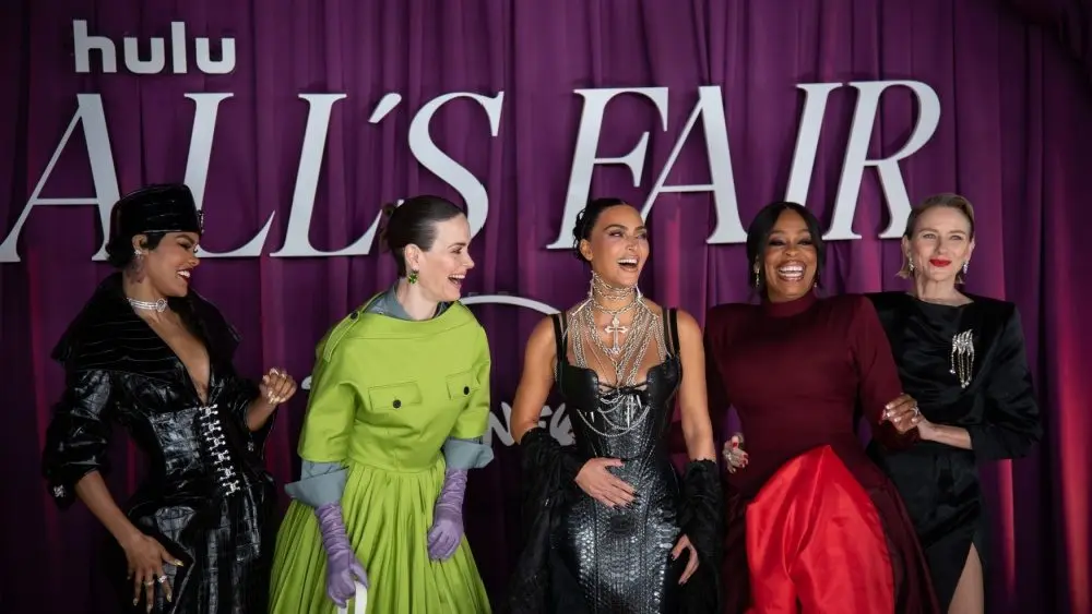 Teyana Taylor, Sarah Paulson, Kim Kardashian, Niecy Nash-Betts and Naomi Watts attend the "All's Fair" London Premiere at Odeon Luxe Leicester Square London, England, UK - October 22, 2025