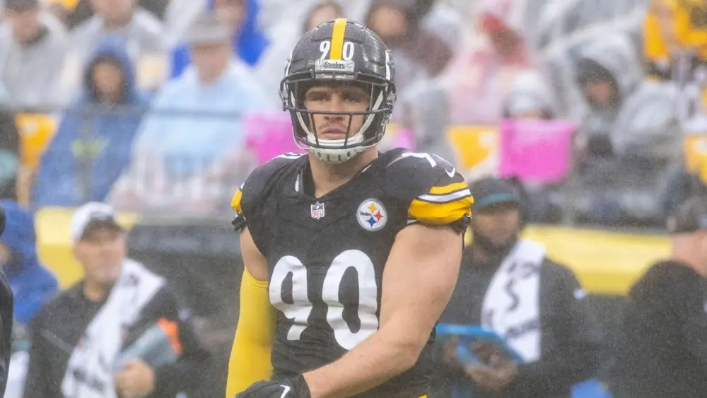 #90 T.J. WATT OLB JACKSONVILLE JAGUARS VS PITTSBURGH STEELERS WEEK 8 OCTOBER 29, 2023 ACRISURE STADIUM PITTSBURGH PENNSYLVANIA