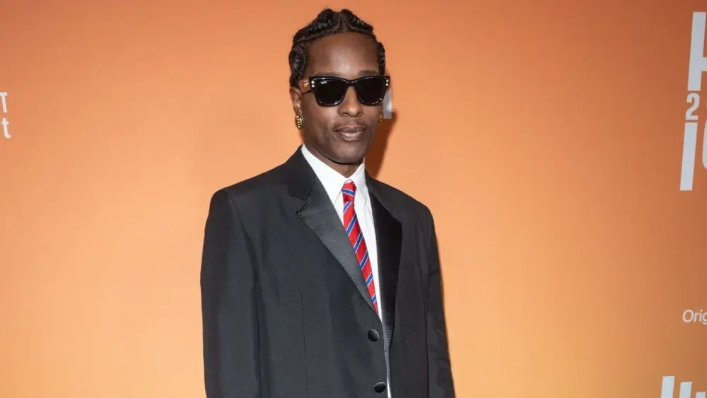 Rakim Mayers aka A$AP Rocky attends the 'Highest 2 Lowest' premiere at Brooklyn Academy of Music in New York, on August 11, 2025