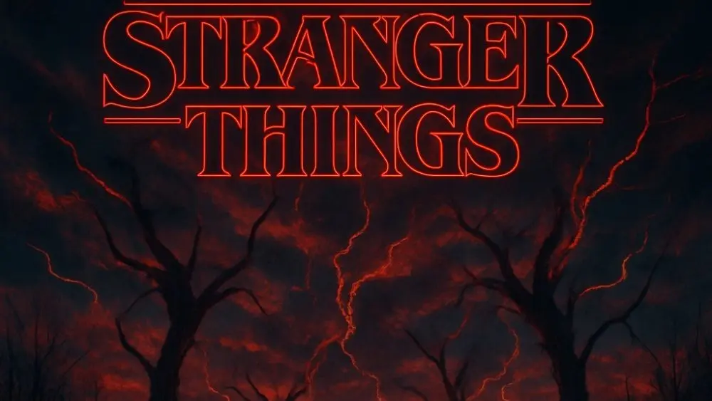 'Stranger Things' background This content was generated by an Artificial Intelligence (AI) system.
