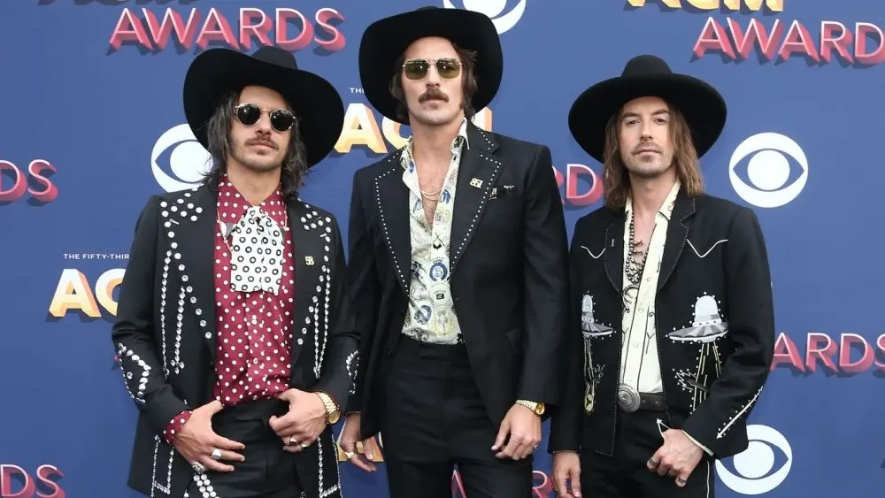 Cameron Duddy, Mark Wystrach and Jesse Carson of Midland attend the 53rd Annual Academy of Country Music Awards on April 15, 2018 at the MGM Grand Arena in Las Vegas, Nevada.