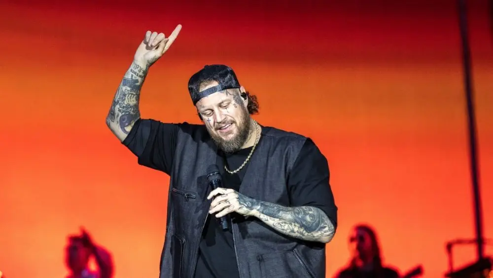 Jelly Roll performs at Tottenham Hotspur Stadium supporting on Post Malone's World Tour London, UK - September 20, 2025