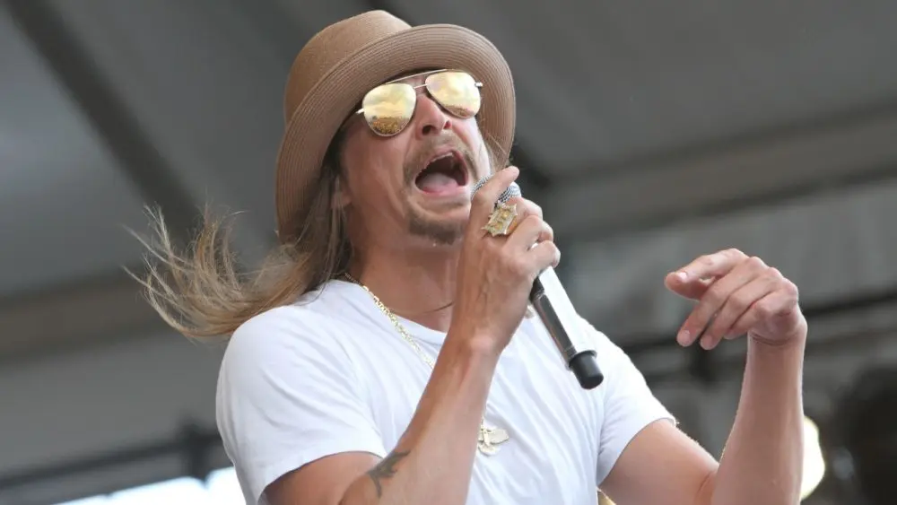 Robert James Ritchie, better known as Kid Rock, performs on stage at the 2011 New Orleans Jazz and Heritage Festival. New Orleans, Louisiana - May 8, 2011