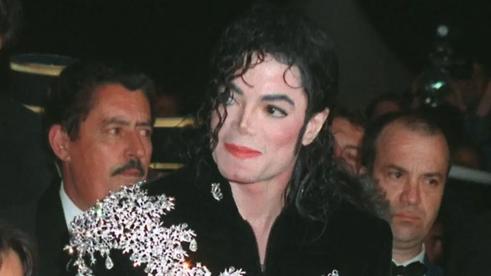 MICHAEL JACKSON at the 1997 Cannes Film Festival. MAY 08, 1997