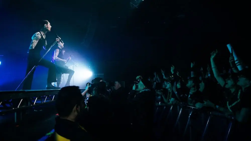 Black Veil Brides perform live at Manchester Academy Uk. Manchester, United Kingdom, 22nd February 2023