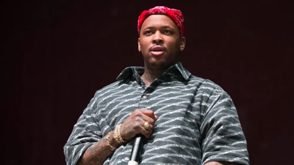 Keenon Daequan Ray Jackson aka YG performs at the Bill Graham Civic. He's a rapper from Compton. In 2015 he was shot in studio. San Francisco, CA/USA - 3/9/19: