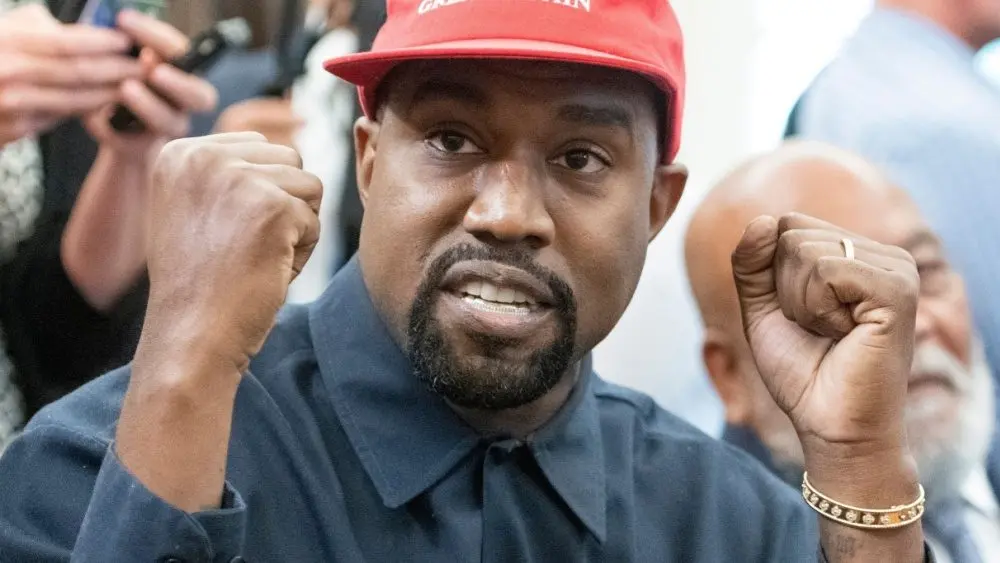 Kanye West speaks as he meets with US President Donald J. Trump in the White House Oval Office. Washington, DC US - Oct 11, 2018