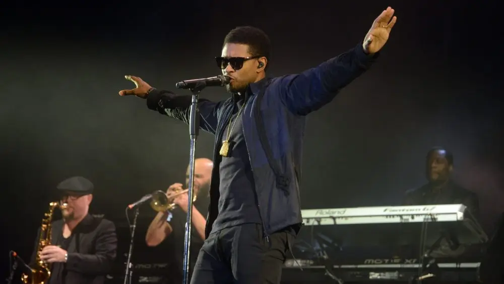 Usher Raymond IV, known as Usher, performs at the 2017 Okeechobee Music and Arts Festival. Okeechobee, Florida - March 4, 2017