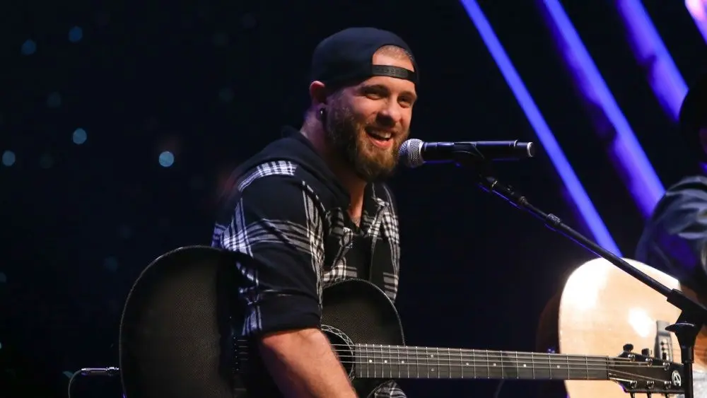 Brantley Gilbert performs at CBS Radio's Stars & Strings event at the Chicago Theatre on November 9, 2016 in Chicago, Illinois.