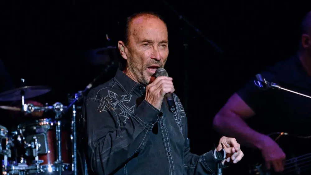 country music legend Lee Greenwood during his performance for the Veterans Day concert at the historic Granada Theatre. Emporia, Kansas, USA, November 8, 2019