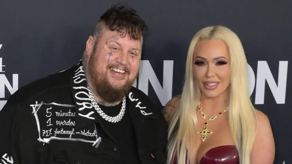 Jelly Roll and Bunny XO at the MusiCares Person of the Year Gala. LOS ANGELES, USA. February 02, 2024
