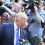 Donald Trump at 60 Centre Street in Manhattan's supreme court; NEW YORK CITY - AUGUST 17 2015