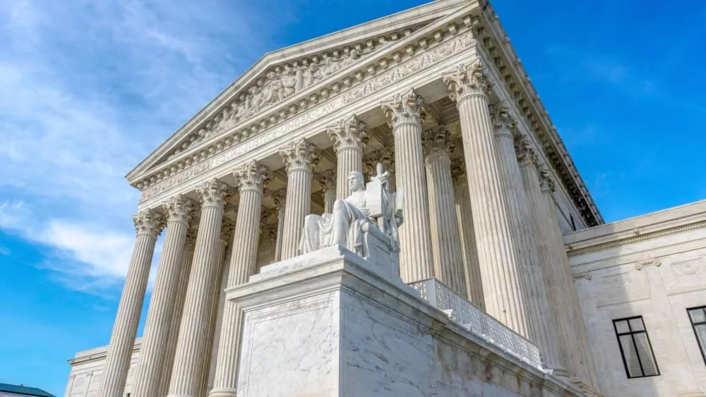 The United States Supreme Court Building.