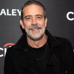 Jeffrey Dean Morgan attends PaleyFest panel for The Walking Dead at Paley Center for the Media in New York on October 8^ 2022