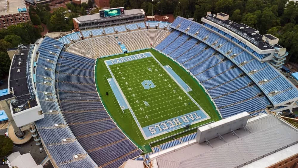 Kenan Stadium^ home of the University of North Carolina Tar Heels football team. Chapel Hill^ NC - October 6^ 2023