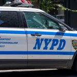 New York City^ NY^ USA - August 20^ 2022: A NYPD Police car in New York City^ USA.