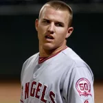 Los Angeles Angels' Mike Trout plays for the Scottsdale Scorpions in the Arizona Fall League on November 4^ 2011 in Phoenix^ AZ.