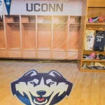 UCONN Locker Room Replica at the Tampa Convention Center During the 2019 NCAA Women's Final Four Tampa Bay Tampa^ Florida / USA - April 6^ 2019