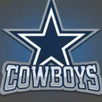 Sports logo vector-style image of dallas cowboys football logo