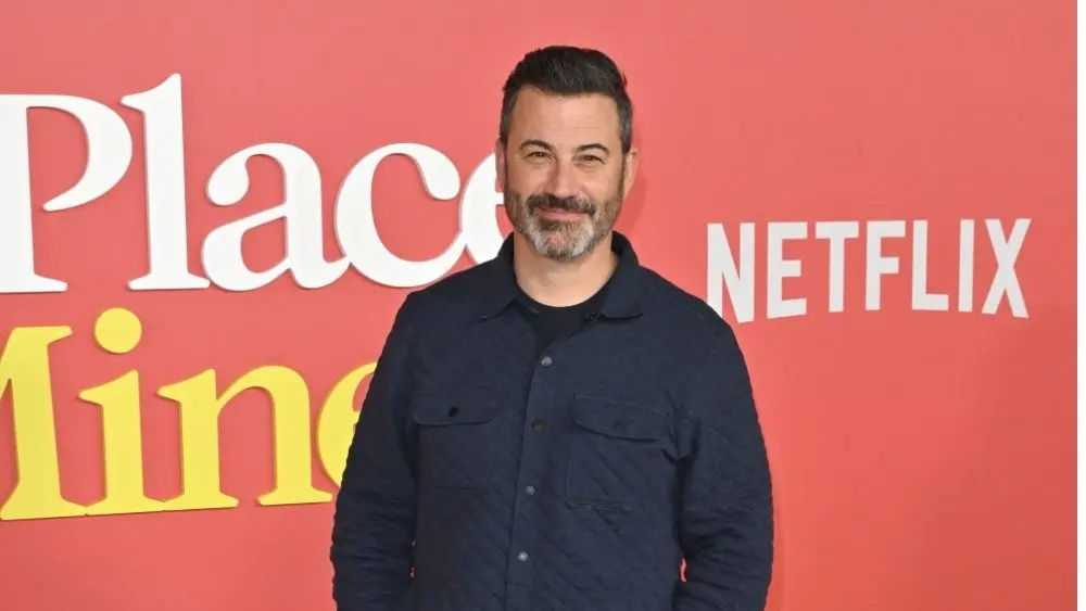 Jimmy Kimmel at the premiere for "Your Place or Mine" at the Regency Village Theatre. LOS ANGELES^ CA. February 02^ 2023